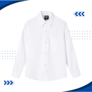 Camisa Blanca Escolar y Formal para Niño